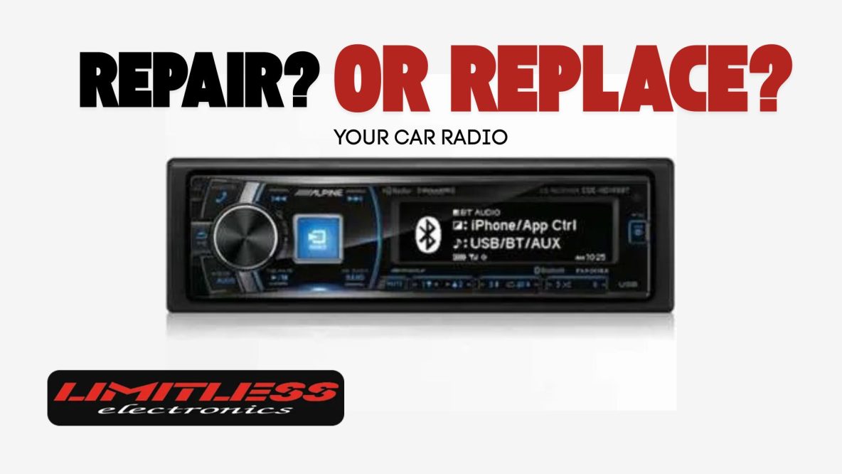 repair or replace car audio system
